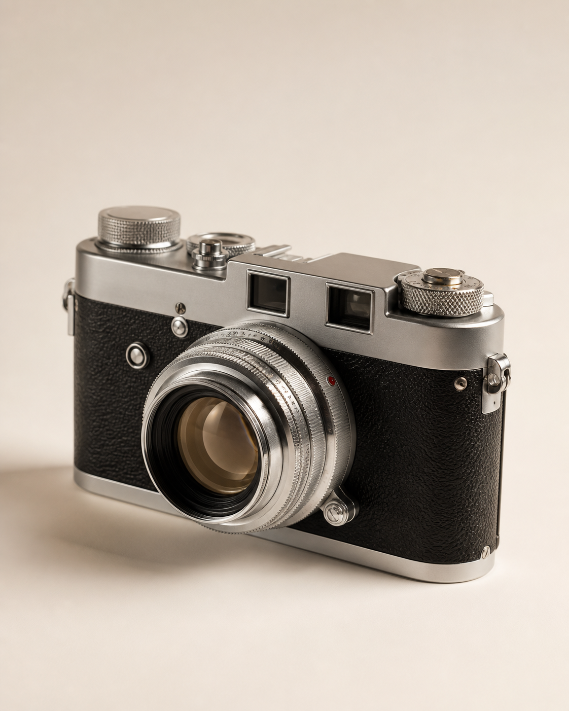 1960s rangefinder camera — In Use Since collection study