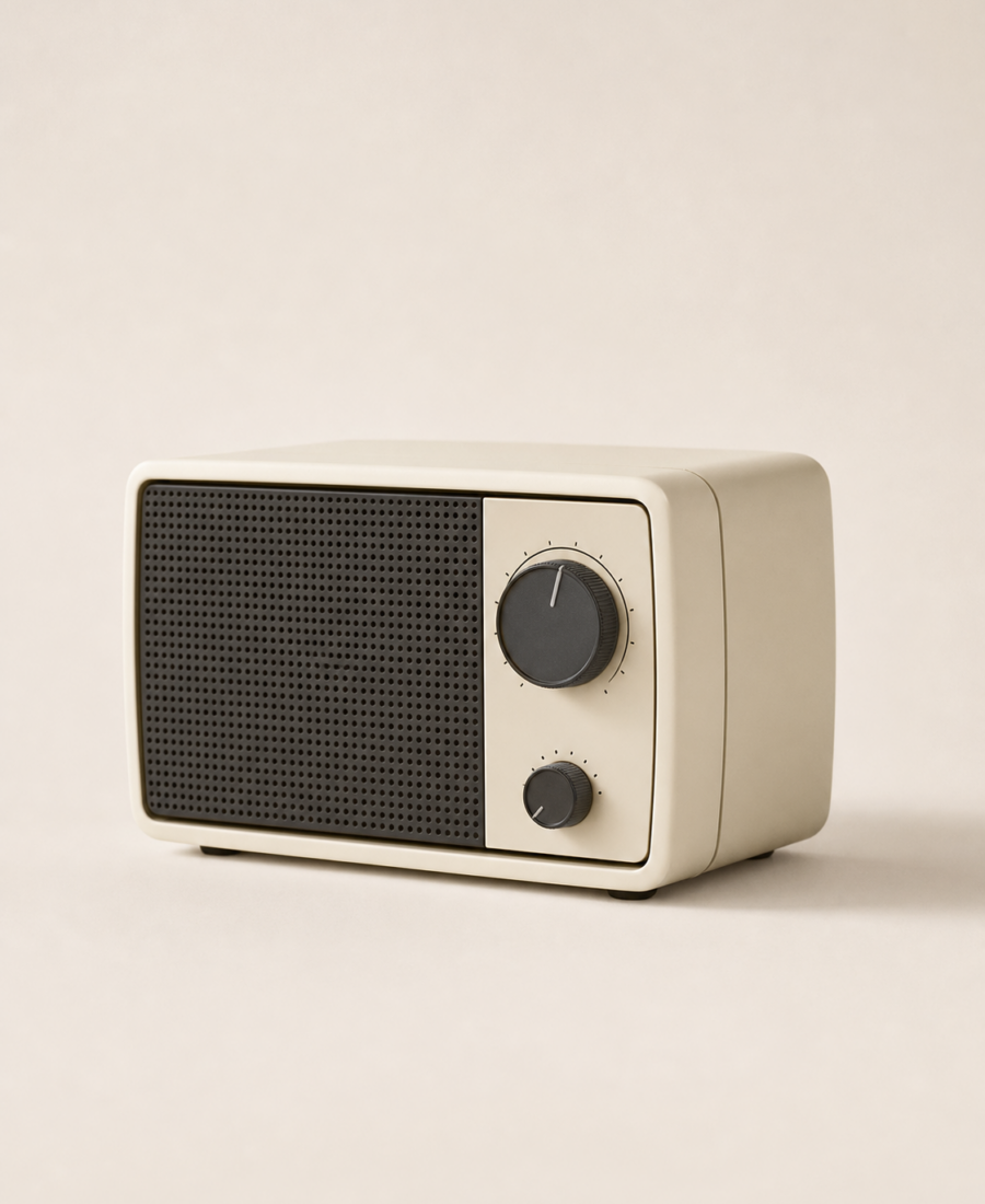 1970s tabletop radio — In Use Since collection study