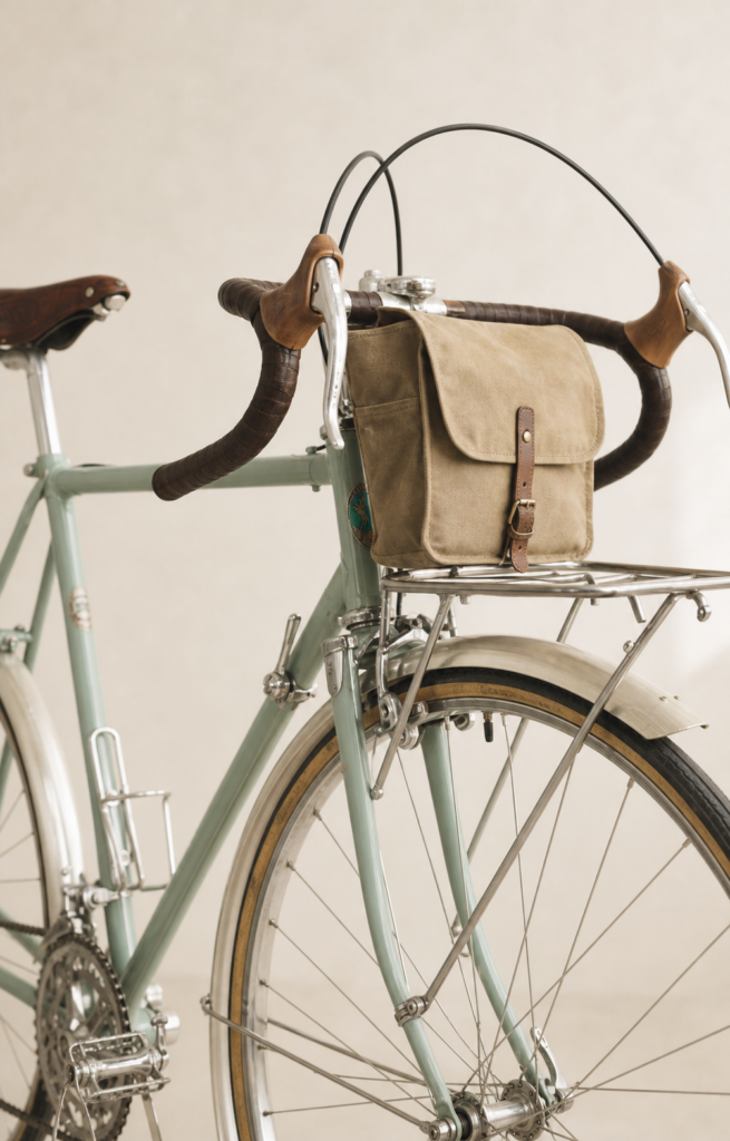 René Herse front rack, bag and controls — In Use Since collection study