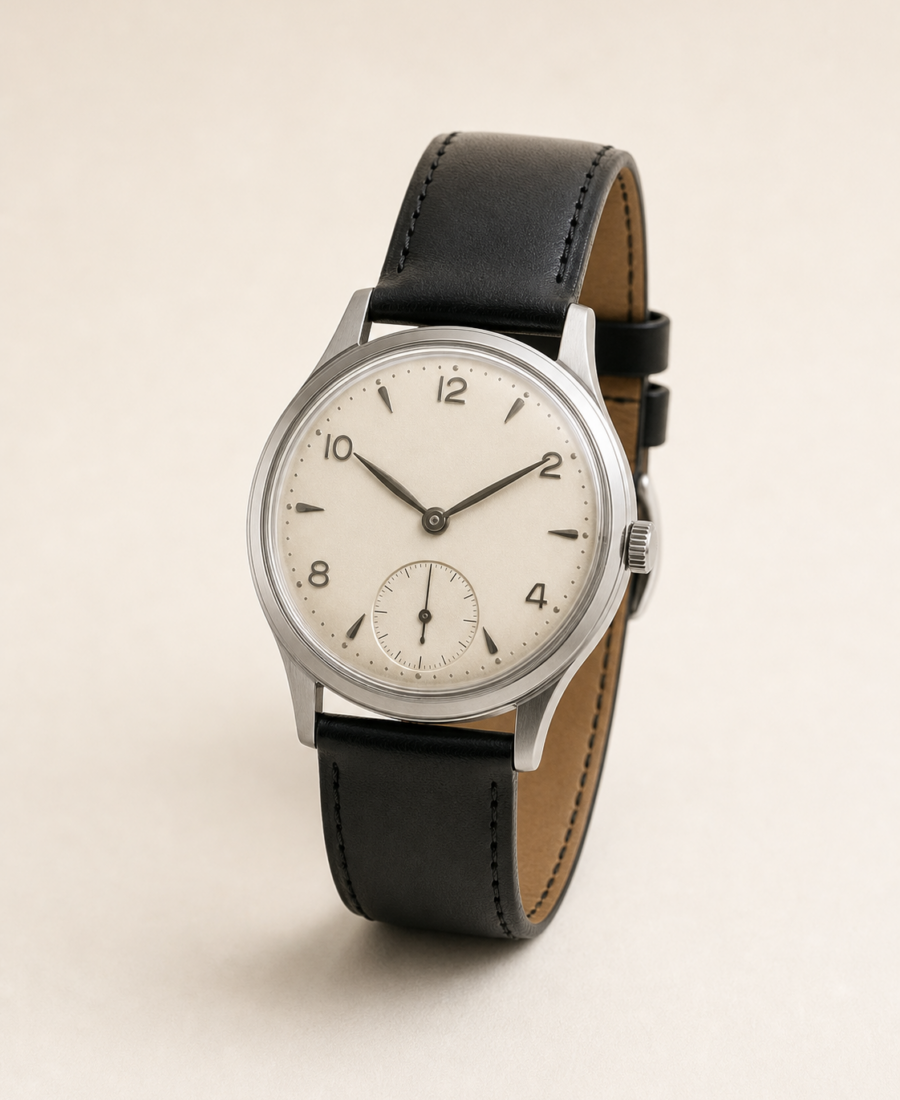 1940s wristwatch — In Use Since collection study